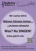 Mannerwerbung lila A4