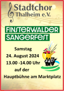Sängerfest in Finsterwalde