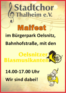 Maifest mit den Oelsnitzer Blasmusikanten - Bürgerpark Oelsnitz